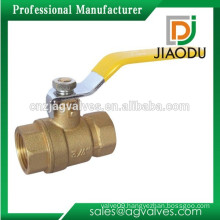 3/4 Forged Brass Female Gas Ball Valve With Steel Lever Handle